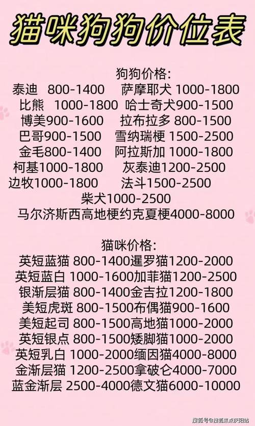 狗狗2016年多少钱、2020年狗多少钱一斤