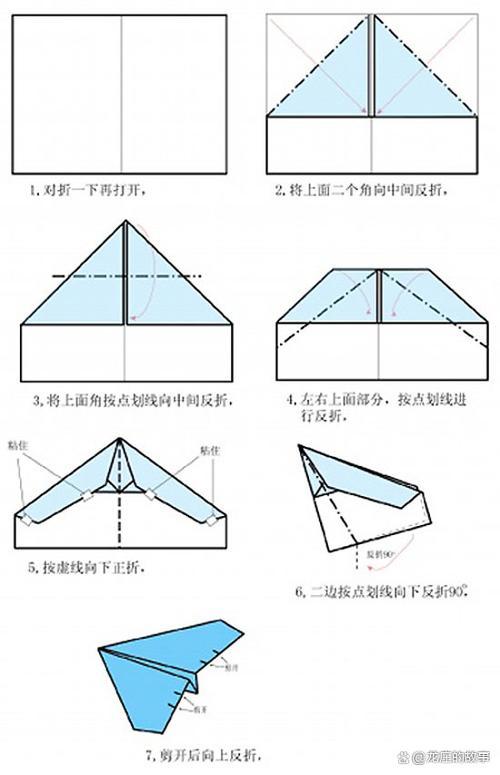 纸飞机教程图片、纸飞机教程图片 折叠