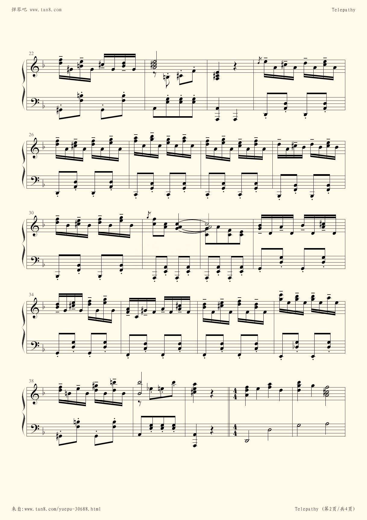 telescope歌曲钢琴谱的简单介绍