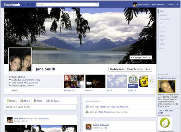 Facebook界面[Facebook界面设计]