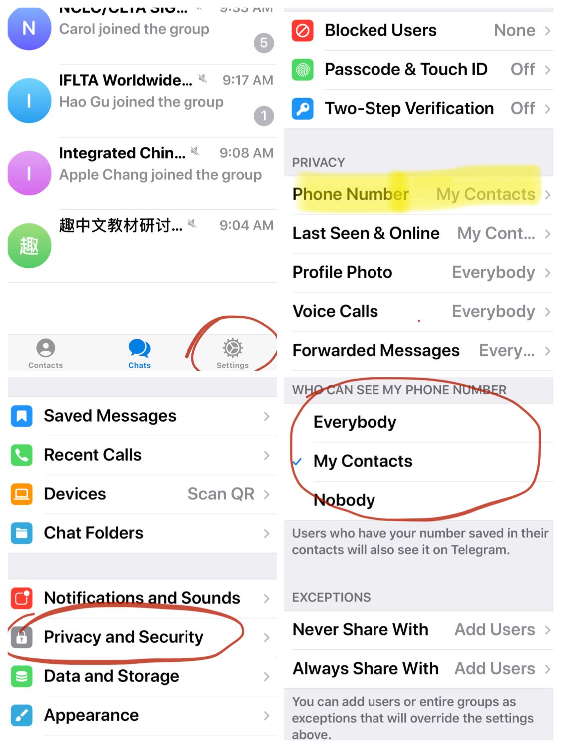 关于怎么用iphone登陆telegram的信息