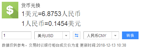 12.99美元是多少人民币、1299美元等于多少人民币